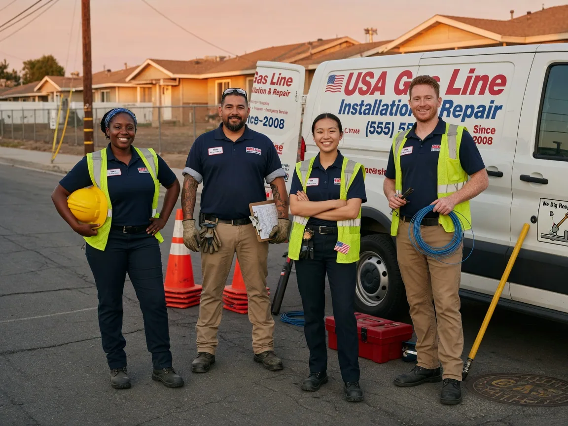 Gas Line Installation company in Blanchard, ND